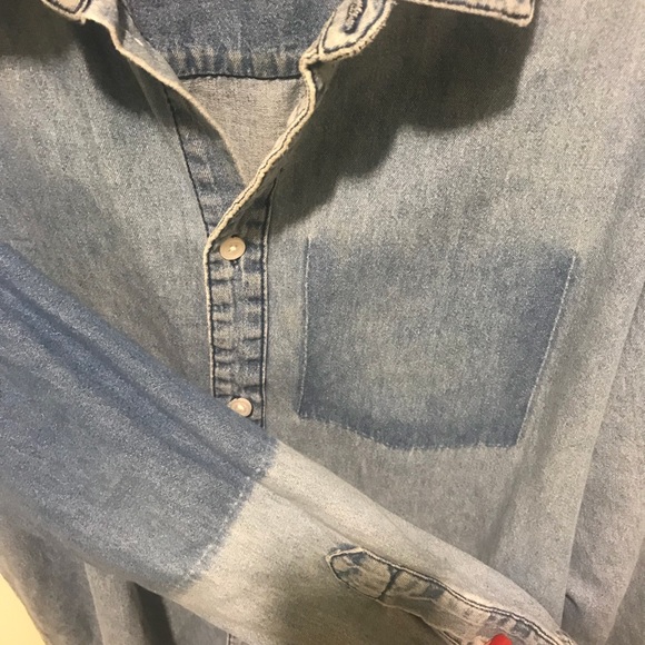 Cheap Monday denim shirt in size XXS - Picture 3 of 4